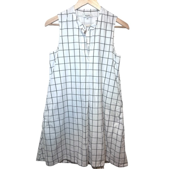Madewell Grid Print Dress - Picture 3 of 11